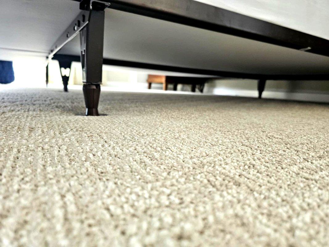 Under bed verified clear and clean